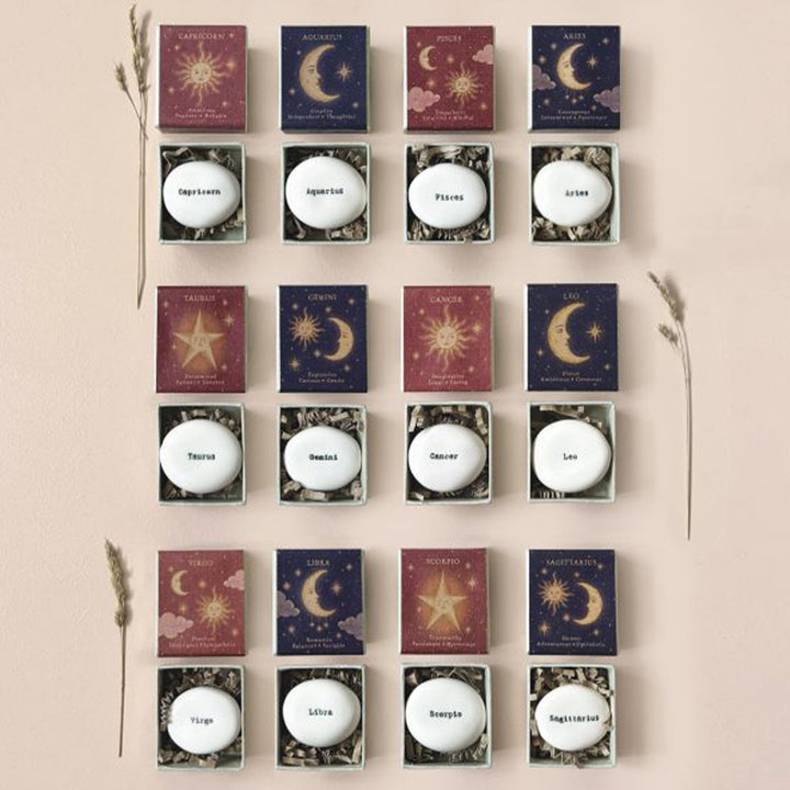 Star Sign | Boxed Zodiac Celestial Pebble Gift | Cracker Filler