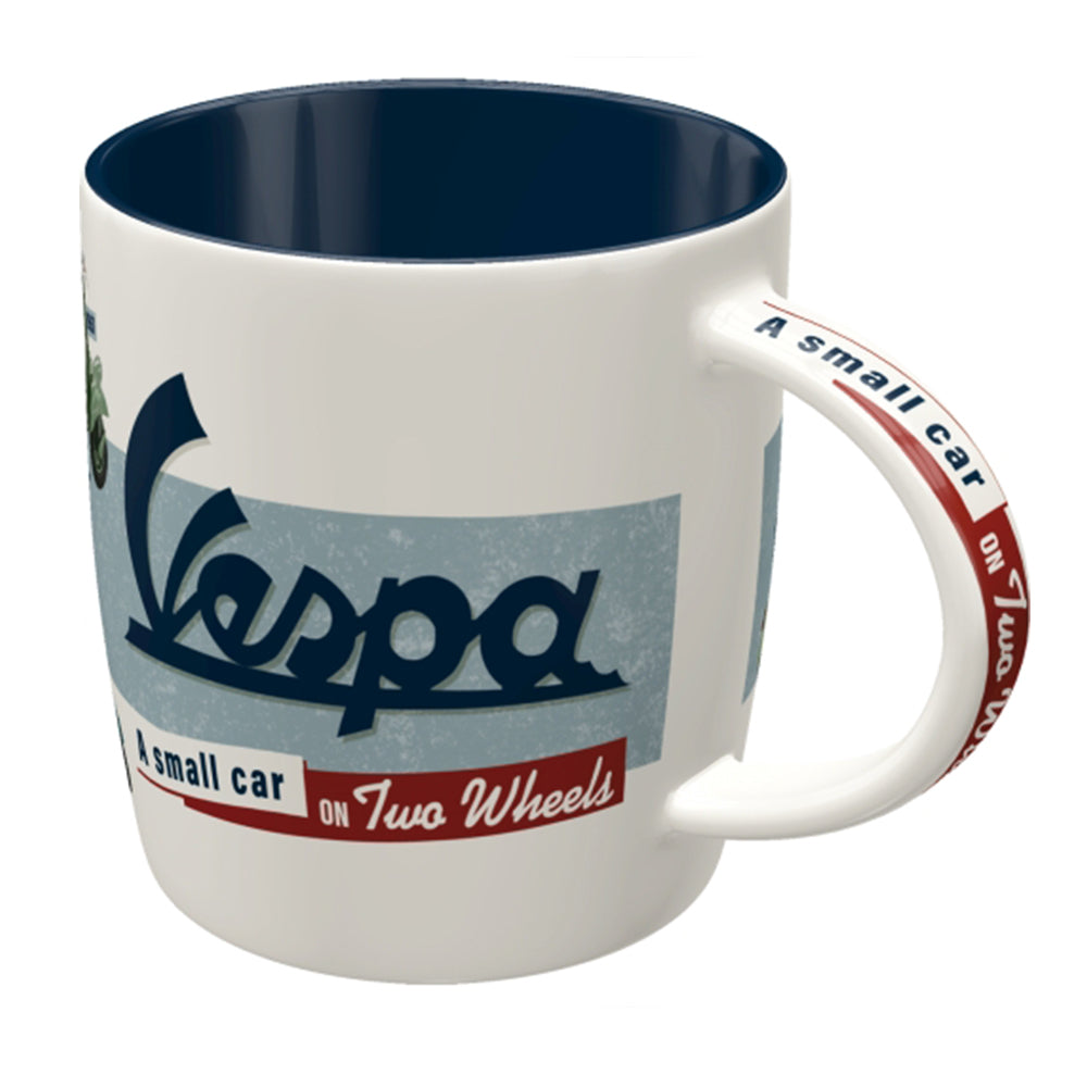 Vespa Model Chart Vintage Design Ceramic Mug