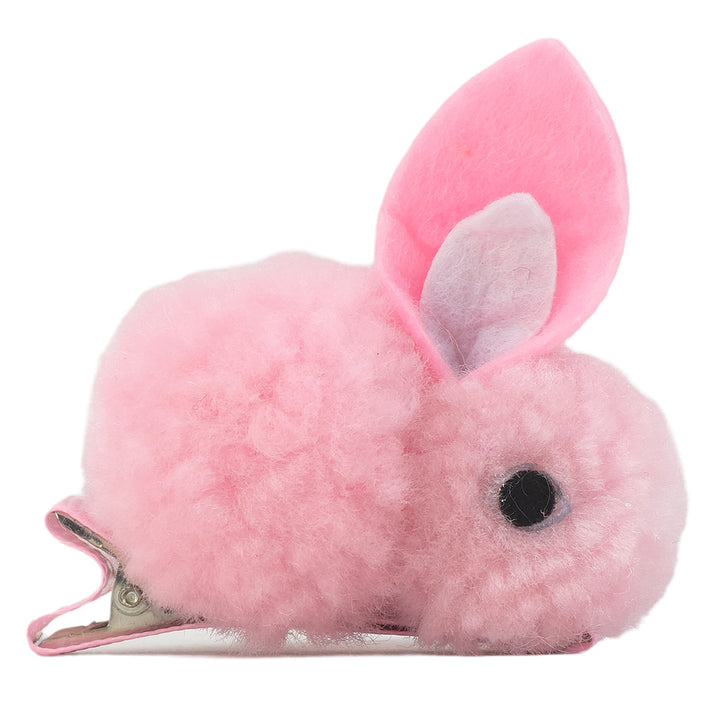 Pom Pom Bunny Hair Clip for Girls | Single | Little Gift | Cracker Filler