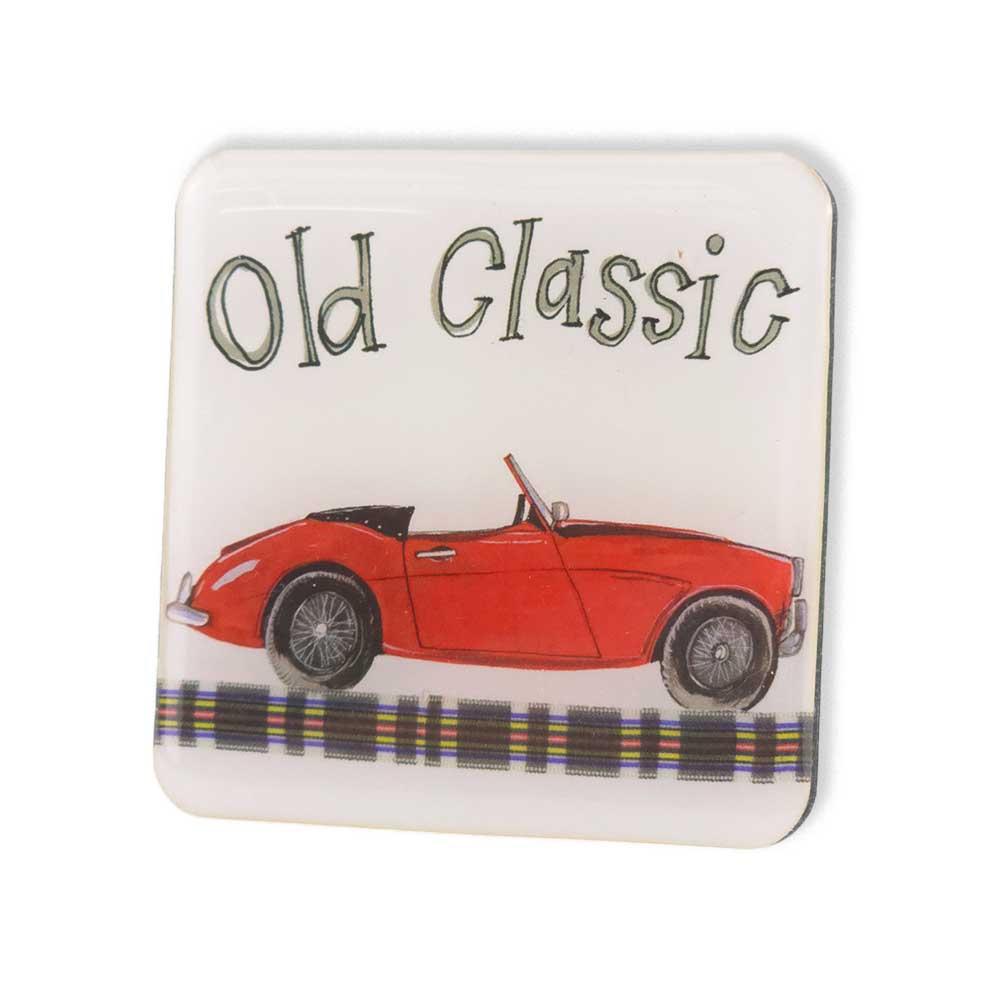 Old Classic | Vintage Car | Fridge Magnet | Little Gift | Cracker Filler