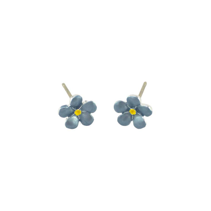 Dainty Forget Me Not | Silver Tone Stud Earrings | Little Gift | Cracker Filler