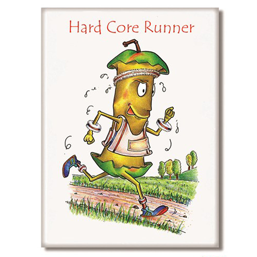 Hard Core Runner | Funny Magnet | Little Gift | Cracker Filler