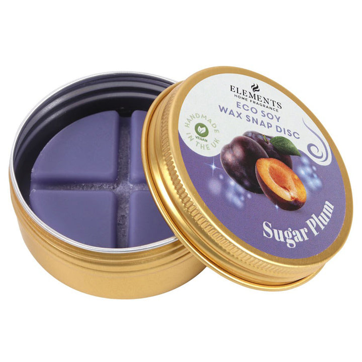 Christmas Soy Wax Snap Discs in a Tin | Cracker Filler | Little Gift