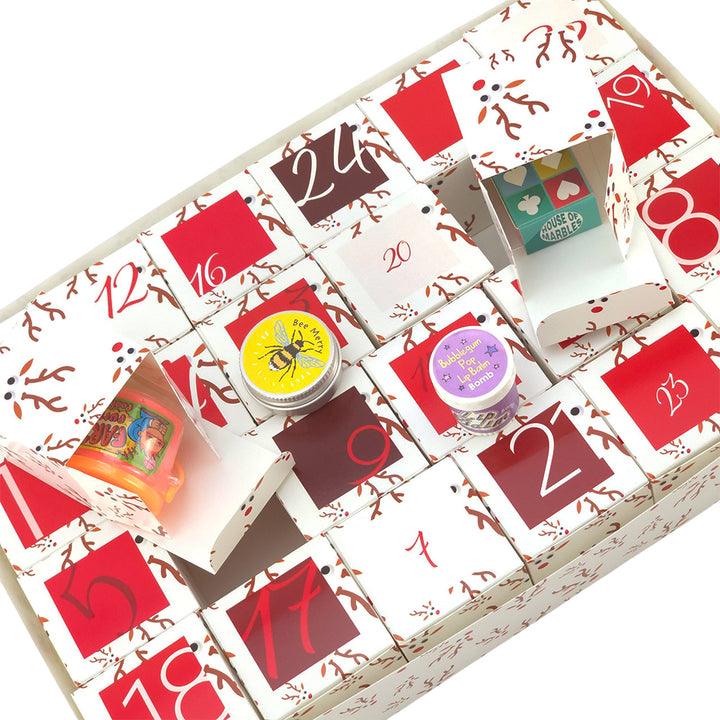 Advent Calendar Making Kit | Cube or Soap Box Style | Googly Rudolph