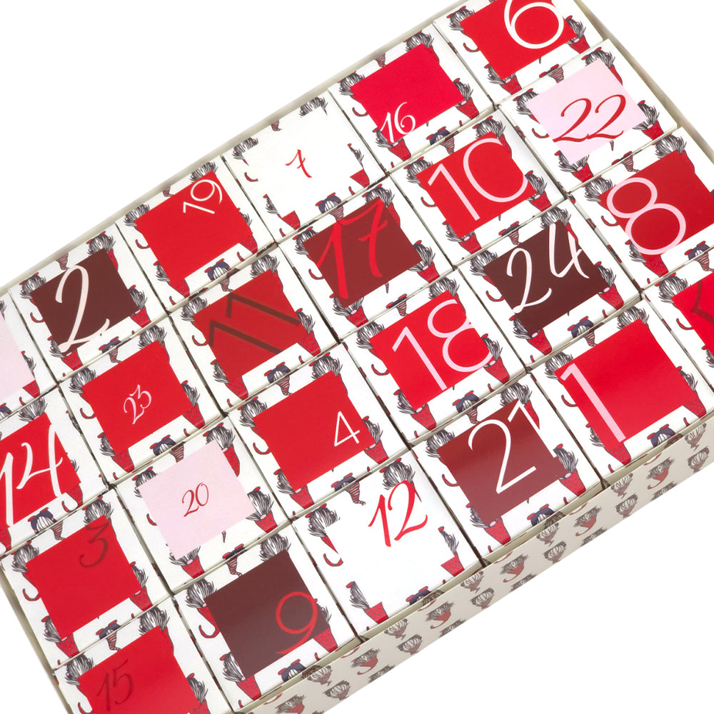 Personalised Advent Calendar Making Kit | Cube or Soap Box Style | Nordic Gonk