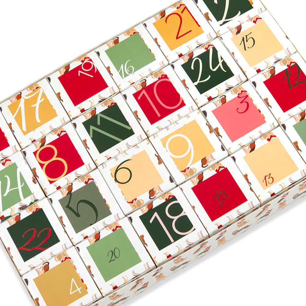 Personalised Advent Calendar Kit | 24 Cubes &amp; Outer Box | Christmas Dogs