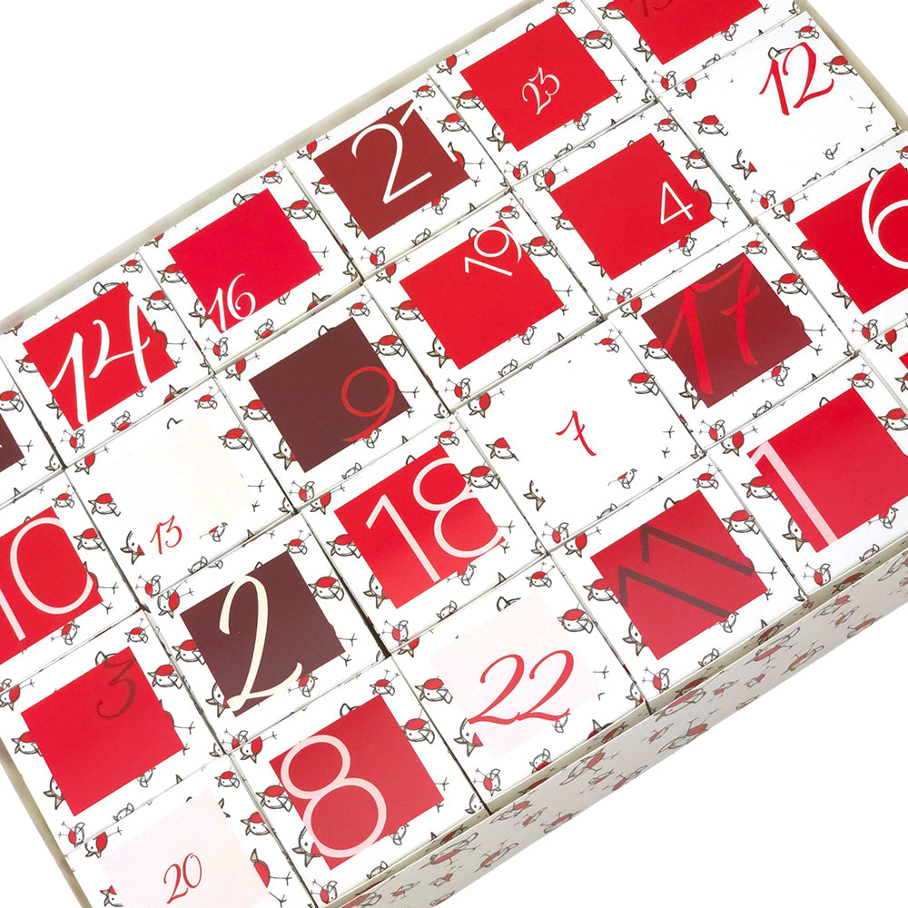 Personalised Advent Calendar Making Kit | Cube or Soap Box Style | Chirpy Robin