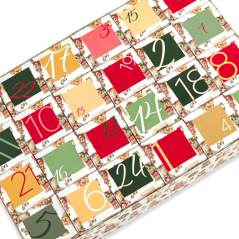 Personalised Advent Calendar Making Kit | Cube or Soap Box Style | Cute Christmas Cats
