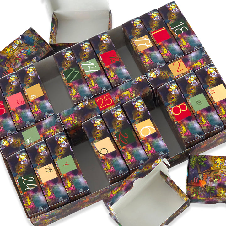 Advent Calendar Making Kit | 25 Soap Boxes &amp; Outer Box | Kids Nativity