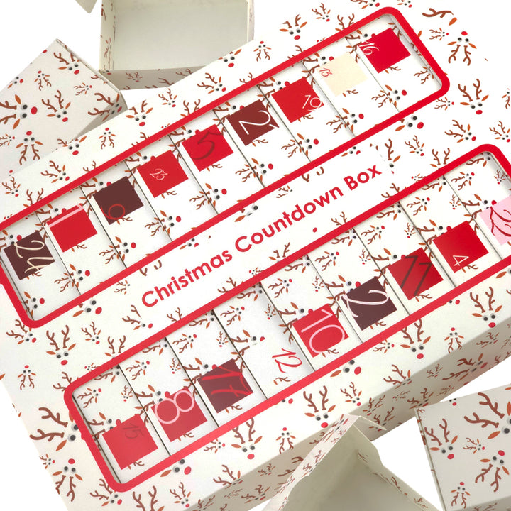 Advent Calendar Making Kit | Cube or Soap Box Style | Googly Rudolph