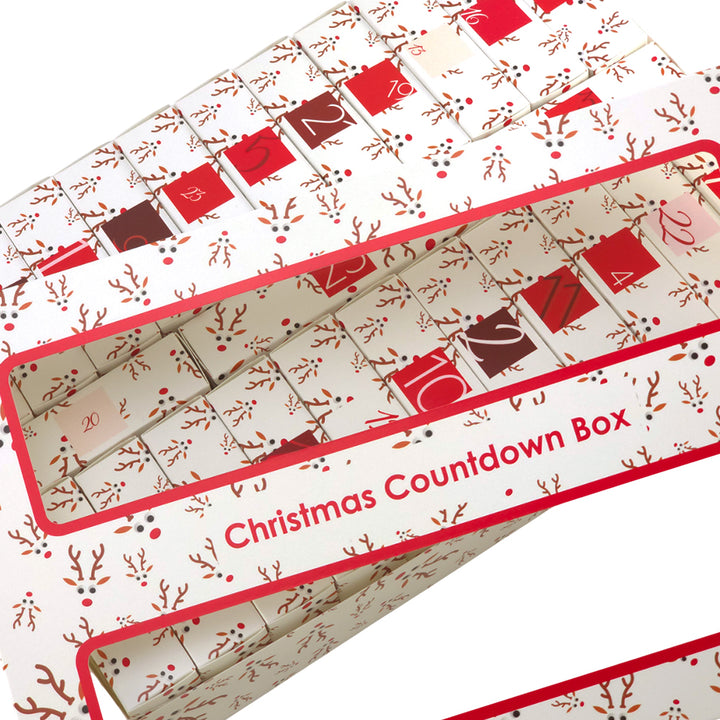 Advent Calendar Making Kit | Cube or Soap Box Style | Googly Rudolph