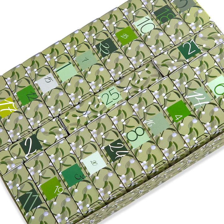 Personalised Advent Calendar Kit | 25 Soap Boxes &amp; Outer Box | Simply Mistletoe