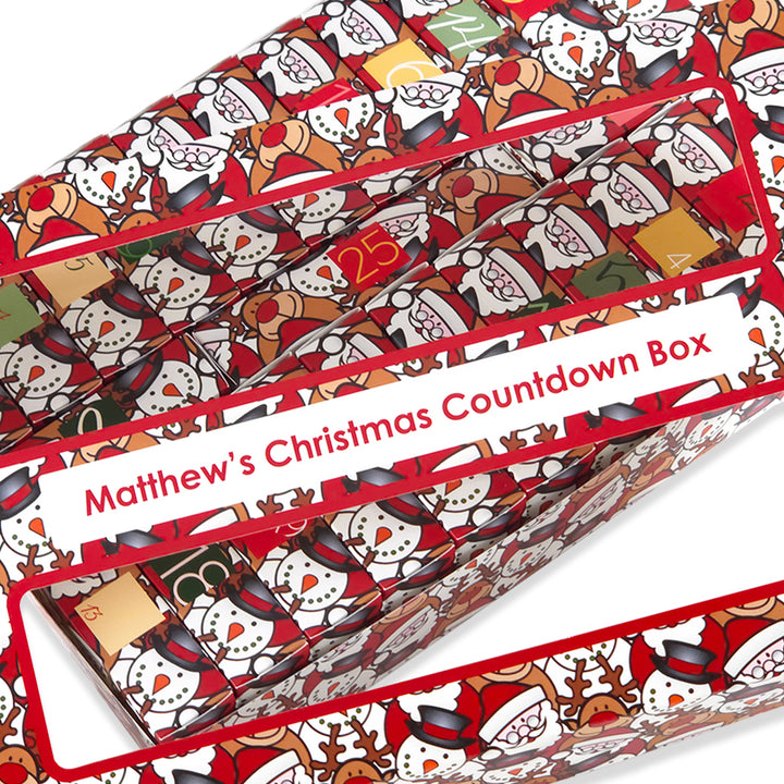 Personalised Advent Calendar Kit | 25 Soap Boxes &amp; Outer Box | Christmas Character