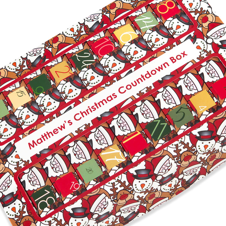 Personalised Advent Calendar Kit | 25 Soap Boxes &amp; Outer Box | Christmas Character