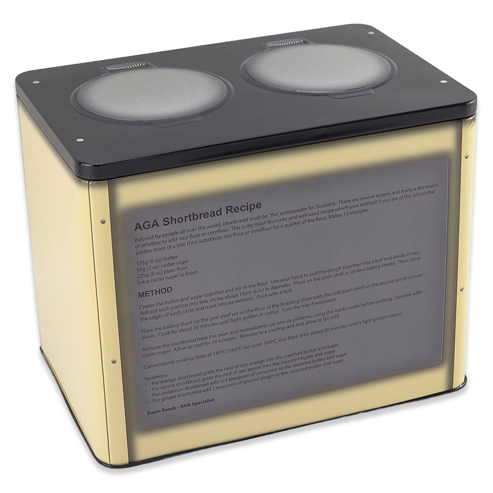 Cream Aga Cream Oven | Deep Rectangular Tin | 18.5 x 13 x 14.5cm