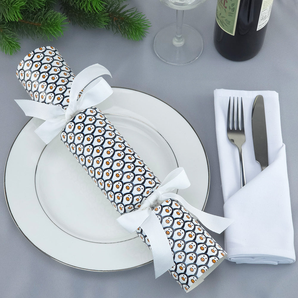 Just Penguins! | Eco Christmas Cracker Making Craft Kit | Make &amp; Fill Your Own