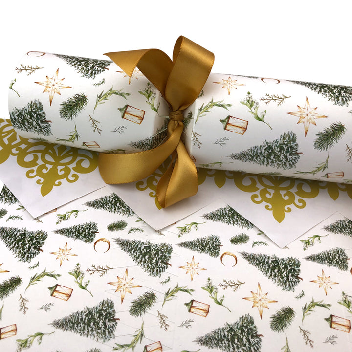 Classic Watercolour Christmas | Cracker Making Craft Kit | Make &amp; Fill Your Own