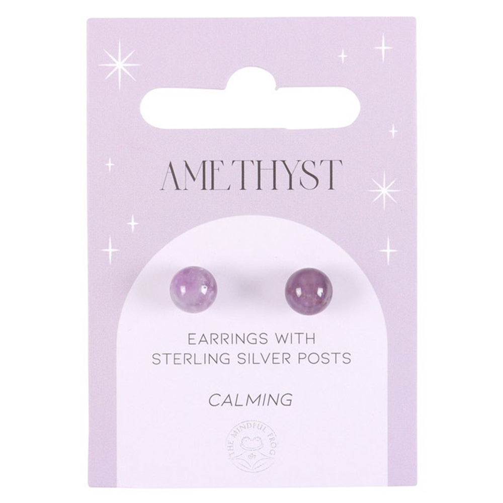 Amethyst Crystal Earrings | Calming | Little Gift | Cracker Filler