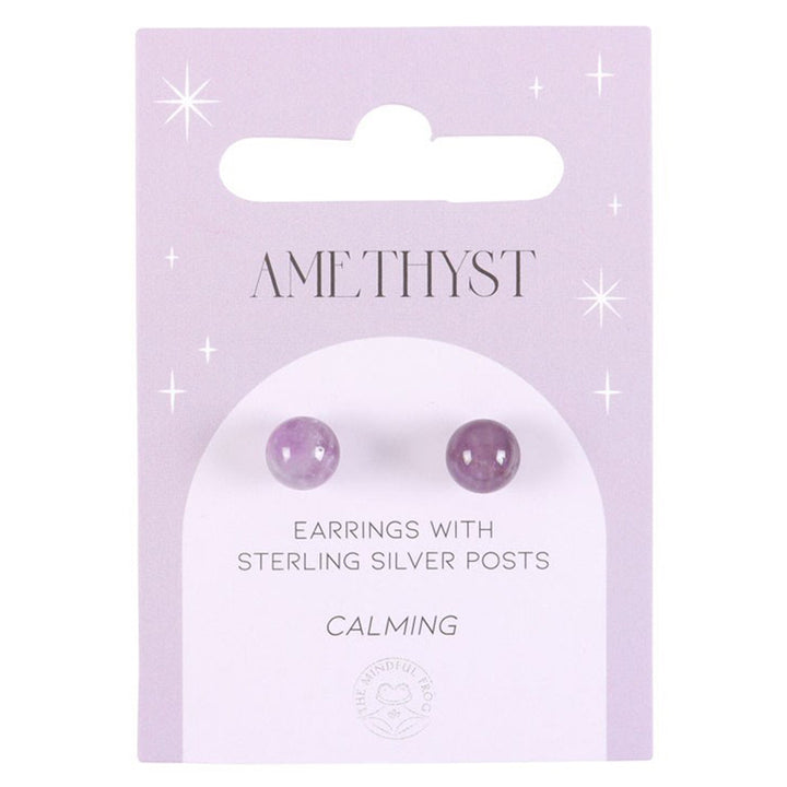 Amethyst Crystal Earrings | Calming | Little Gift | Cracker Filler