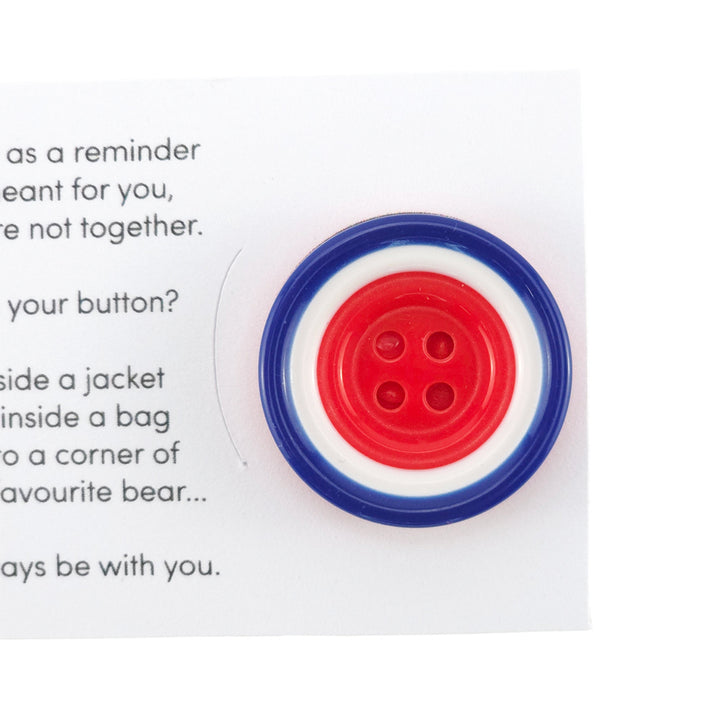 You Are Bang on Target | Button Wishes Sew On Token | Little Gift | Cracker Filler