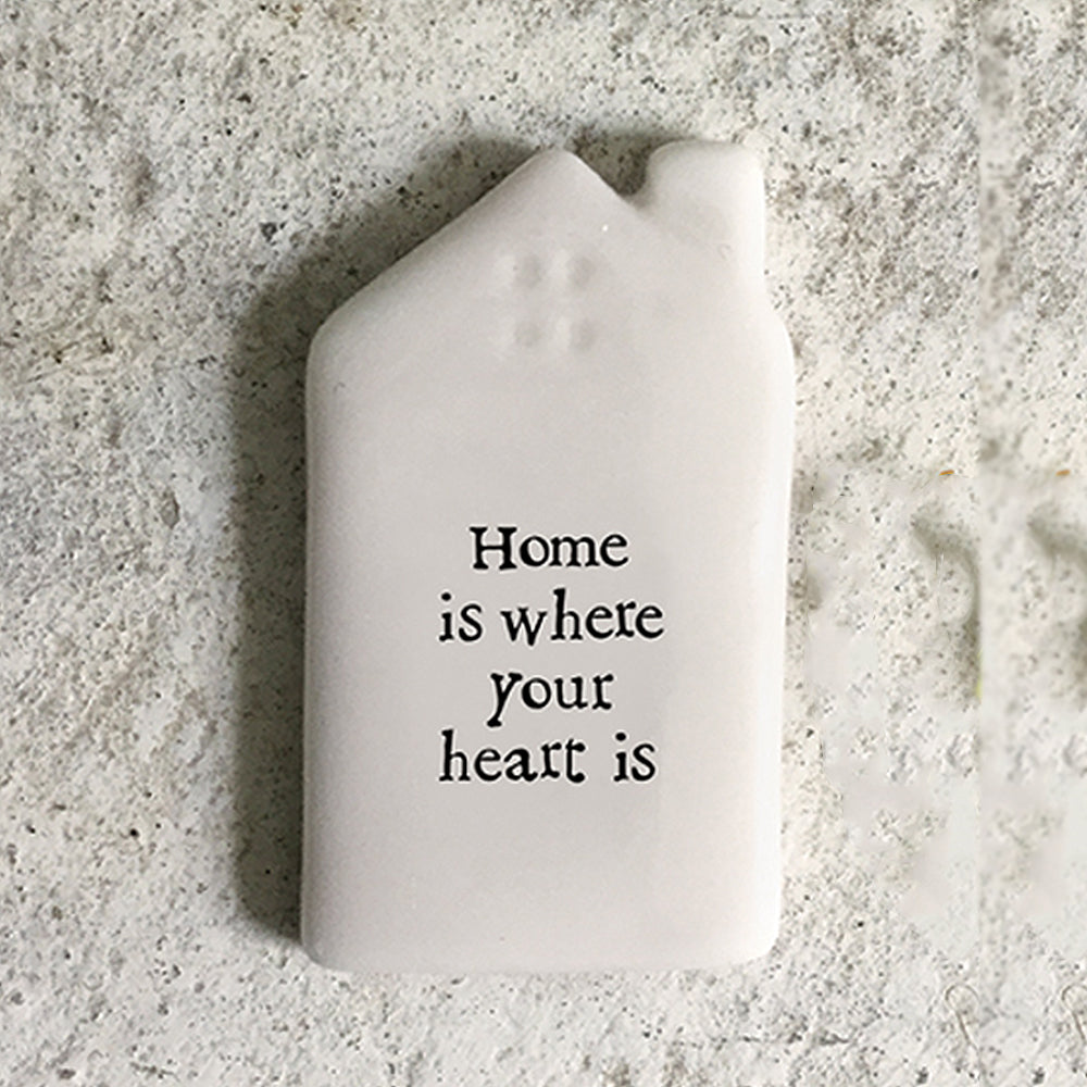 Home is Where Your Heart Is | Ceramic Token | Cracker Filler | Little Gift