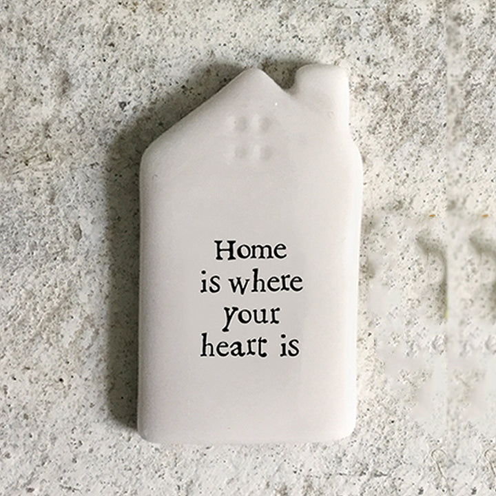 Home is Where Your Heart Is | Ceramic Token | Cracker Filler | Little Gift