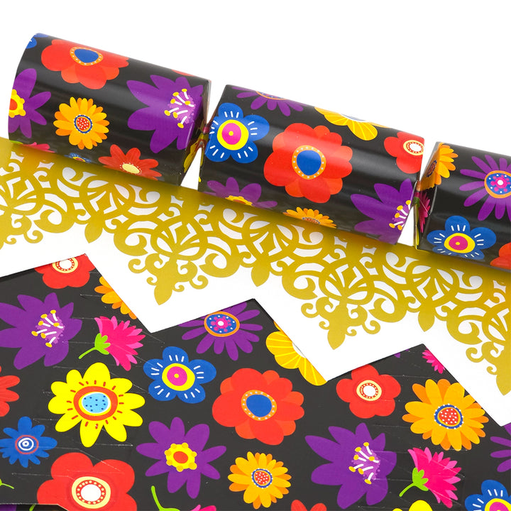 Retro Flowers | Cracker Making Craft Kit | Make &amp; Fill Your Own