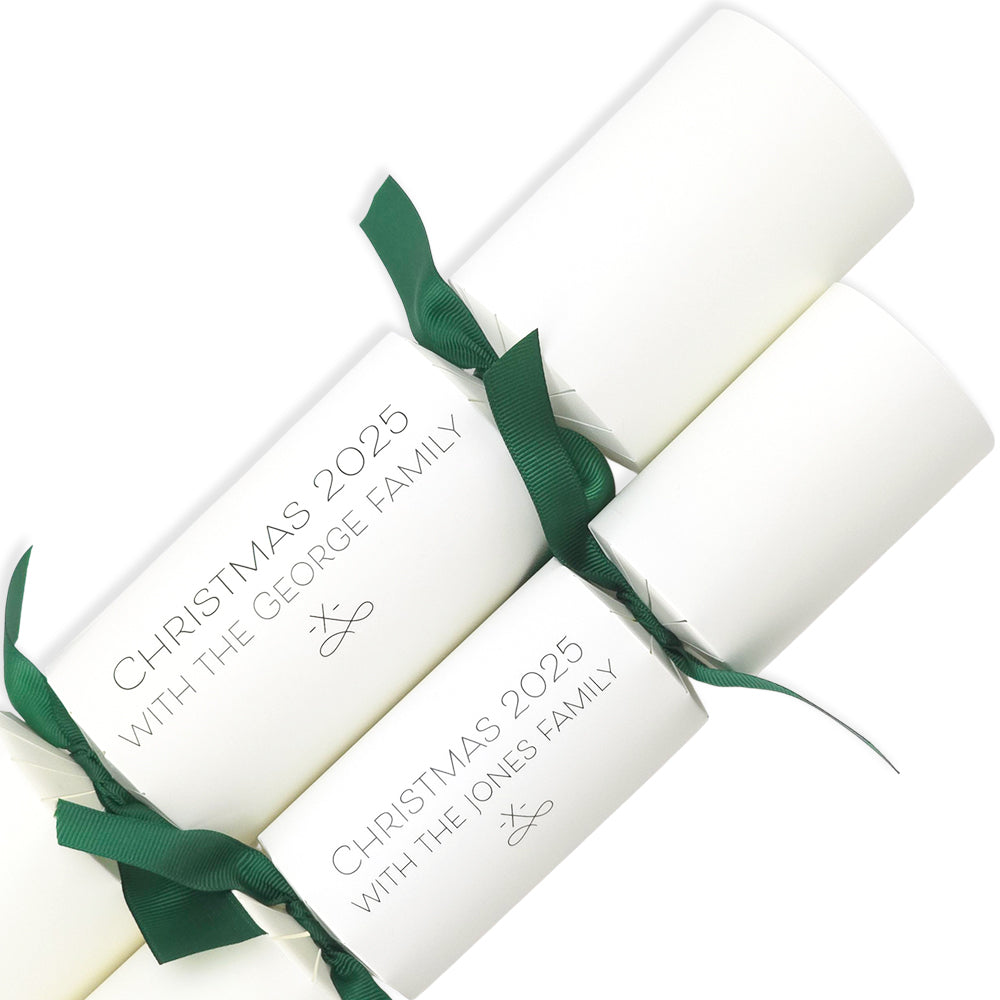 Personalised Christmas 2025 Crackers | Craft Kit | Add 2025 Name | Minimum 4