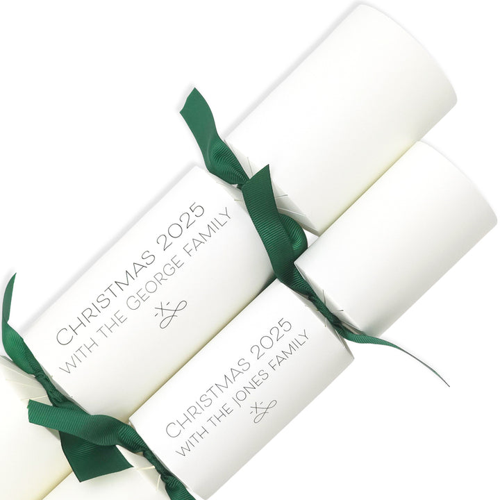 Personalised Christmas 2025 Crackers | Craft Kit | Add 2025 Name | Minimum 4