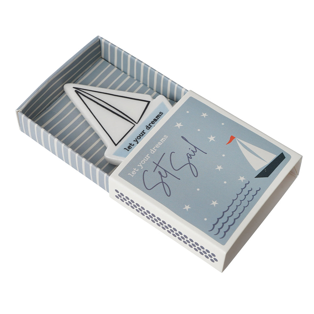 Let Your Dreams Set Sail | Ceramic Token | Little Gift | Cracker Filler