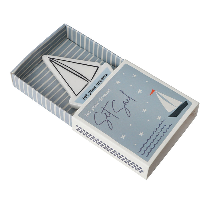 Let Your Dreams Set Sail | Ceramic Token | Little Gift | Cracker Filler