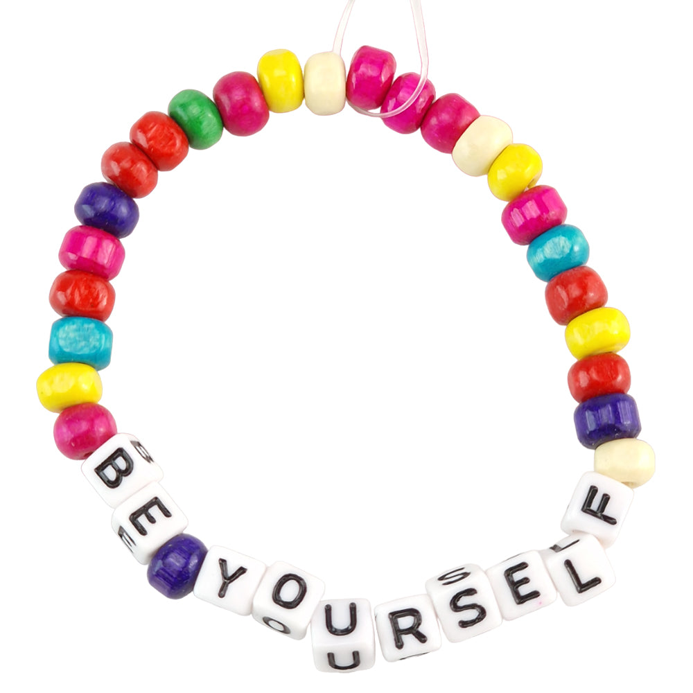 BE YOURSELF | Mindfulness Bead Bracelet | Little Gift | Cracker Filler