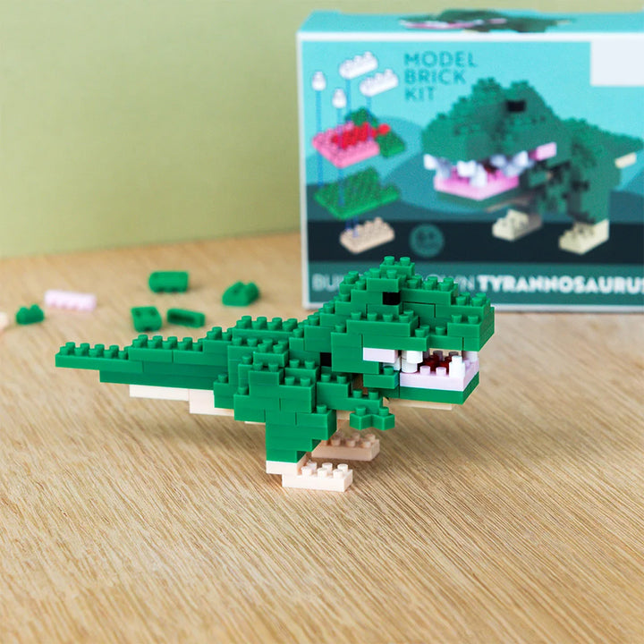 Build Your Own Tyrannosaurus Dinosaur | Model Brick Set | Little Gift for Kids
