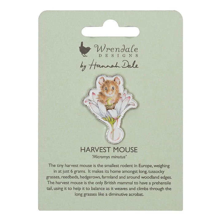 Daisy Mouse | Pin Badge for Ladies | Wrendale | Mini Gift | Cracker Filler