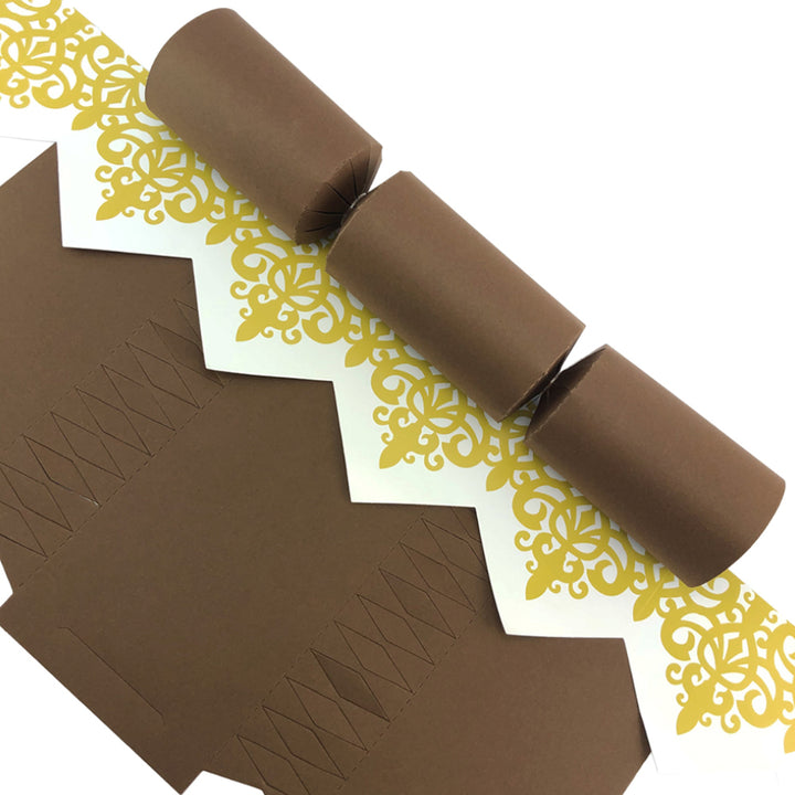 Brown | Cracker Making DIY Craft Kits | Make Your Own | Eco Recyclable