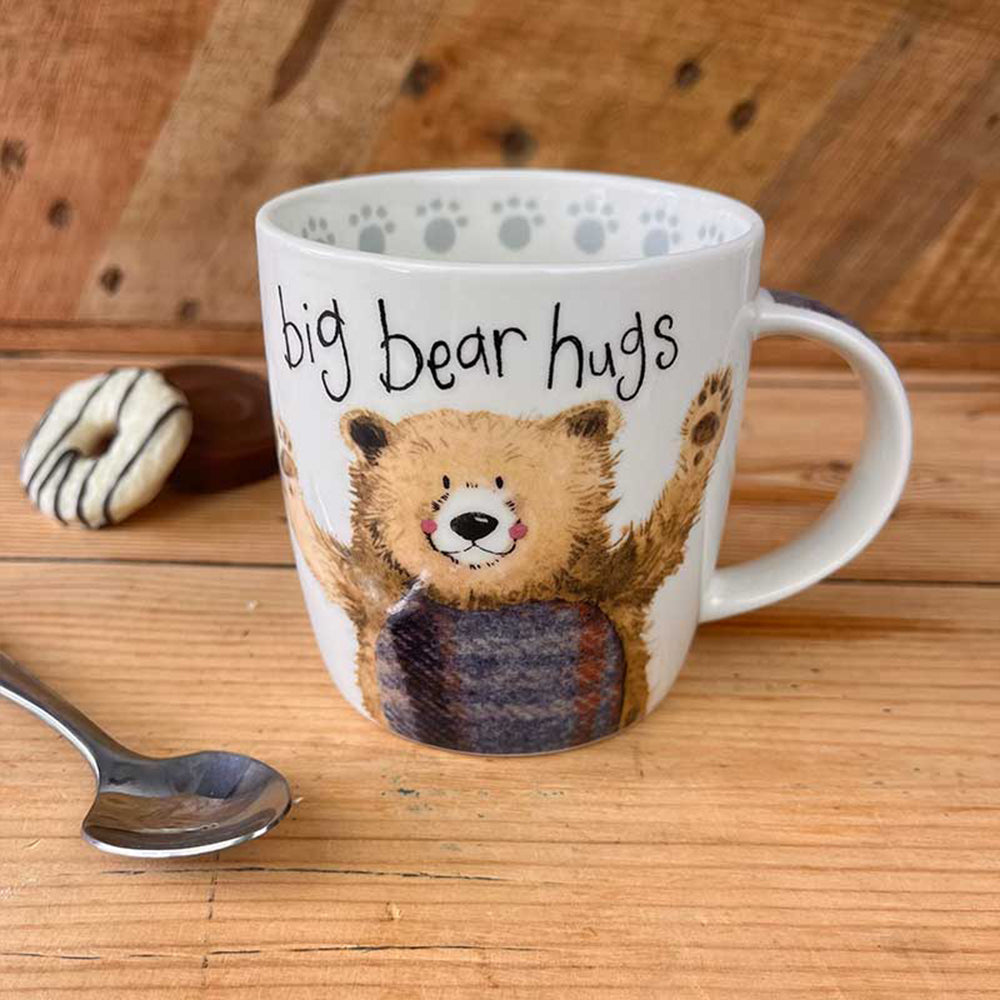 Big Bear Hugs | Teddy Themed Mug | Bone China Gift