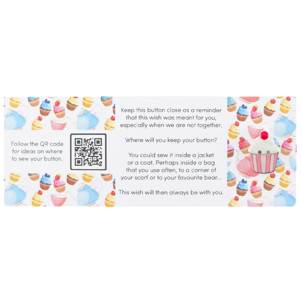 Star Baker | Button Wishes Sew On Token | Little Gift | Cracker Filler