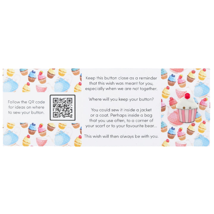 Star Baker | Button Wishes Sew On Token | Little Gift | Cracker Filler