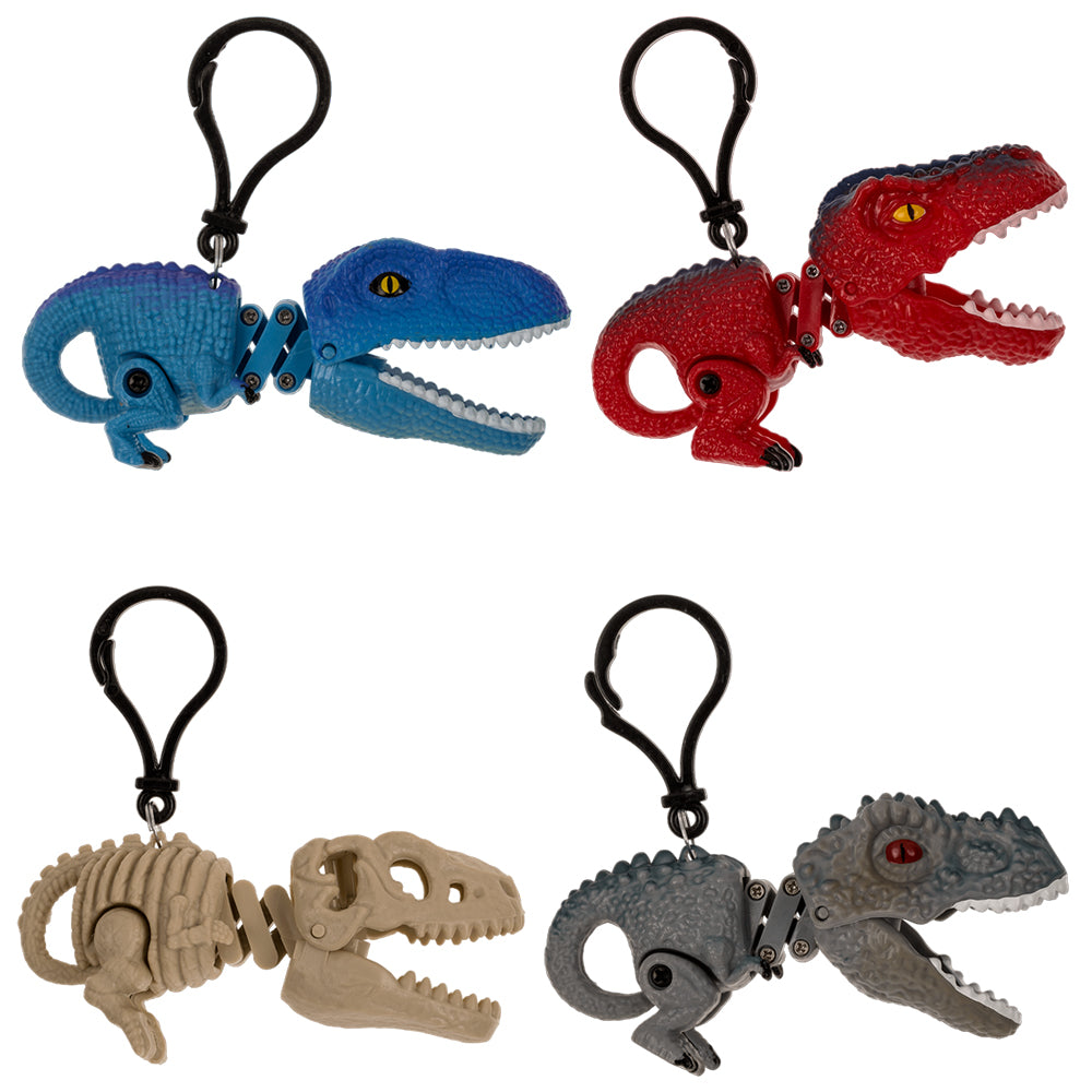 Dinosaur Chompers | Keyring in Plastic Egg | Single | Little Gift | Cracker Filler