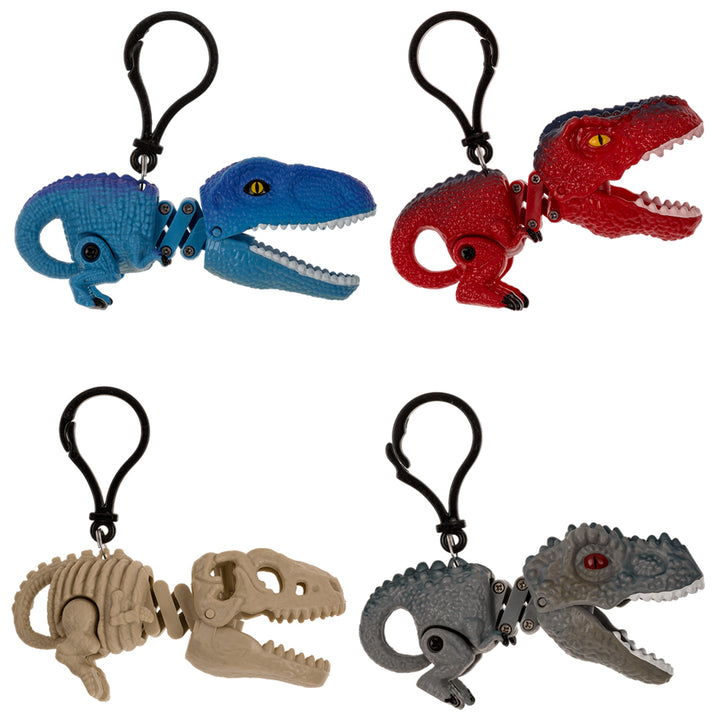 Dinosaur Chompers | Keyring in Plastic Egg | Single | Little Gift | Cracker Filler