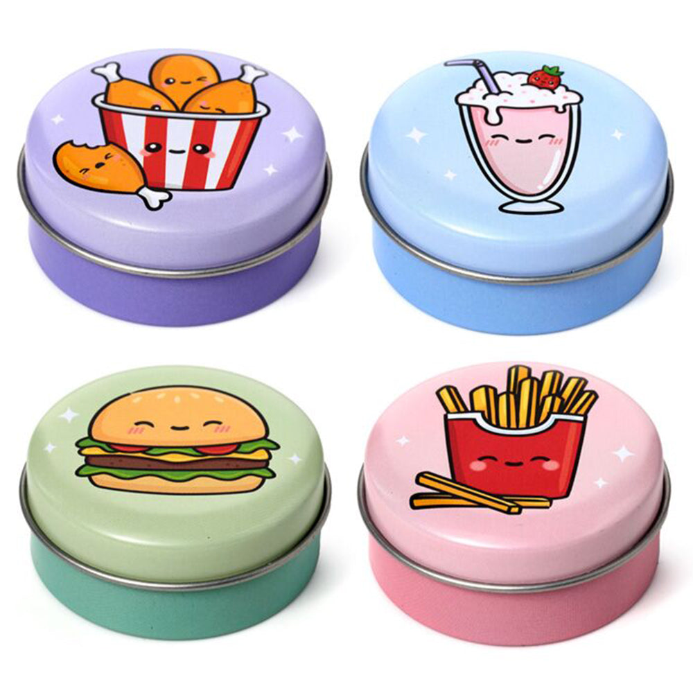 Fun Fast Foods | Lip Balm in Tin | Single | Little Gift | Cracker Filler