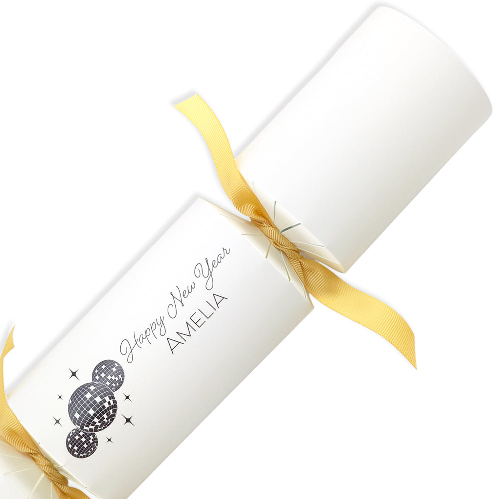 Personalised Mirror Ball New Year Crackers Kit | Add Own Names | Minimum 4