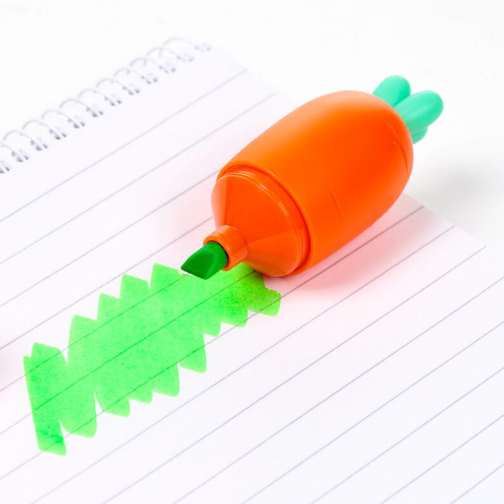 Carrot Highlighter Pen | Rudolph or Easter Bunny | Mini Gift | Cracker Filler