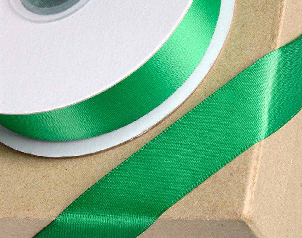 Emerald Green | 23mm Double Faced Satin Ribbon | 25m Long