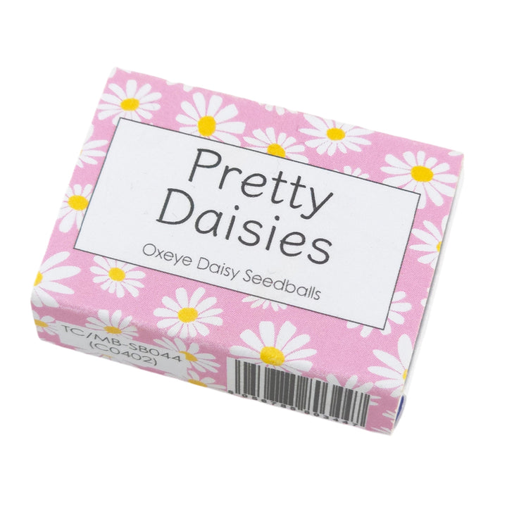 Pink Daisy Design | Seedball Box | Oxeye Daisies | Cracker Filler | Little Gift