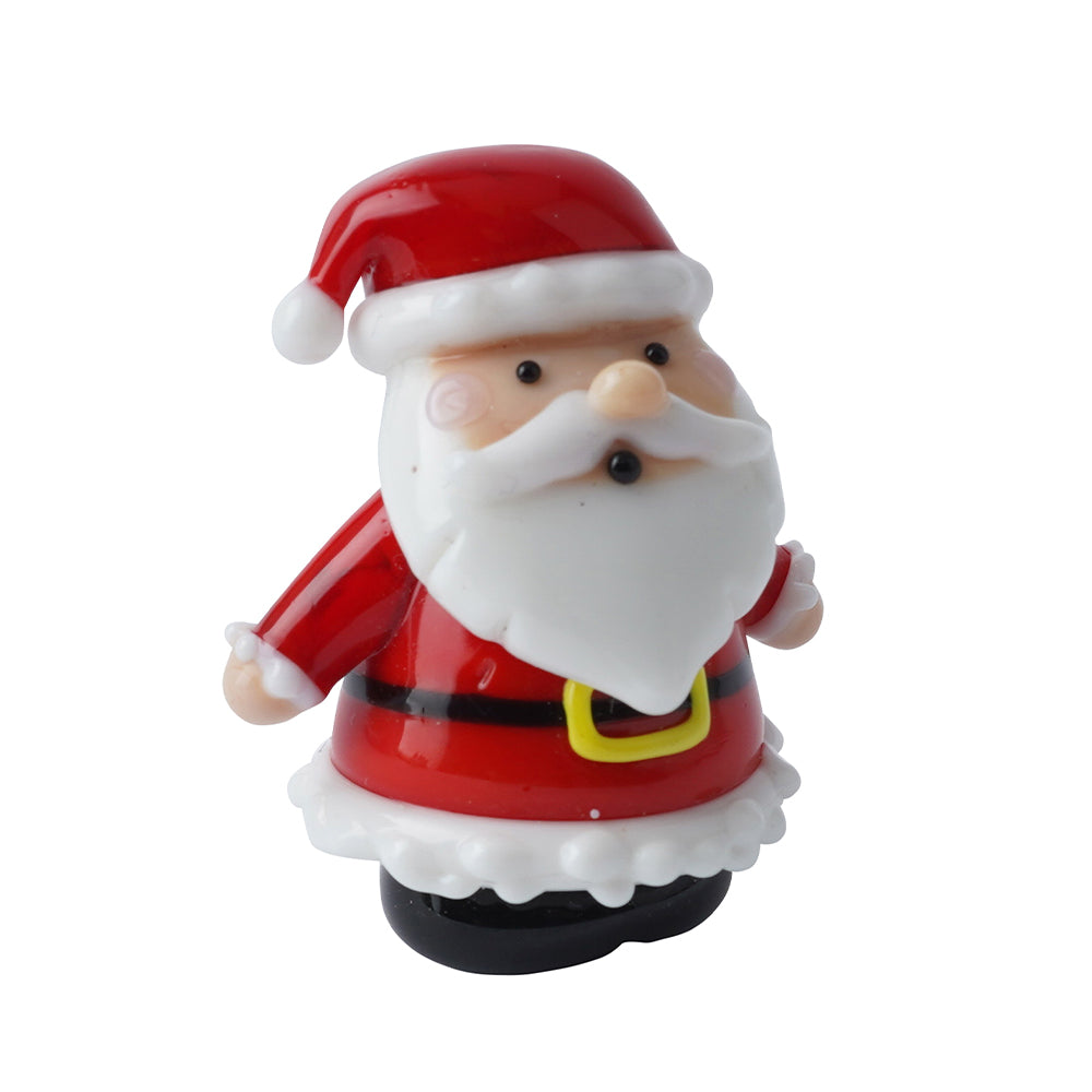 Mini Glass Father Christmas Ornament | Little Gift | Cracker Filler