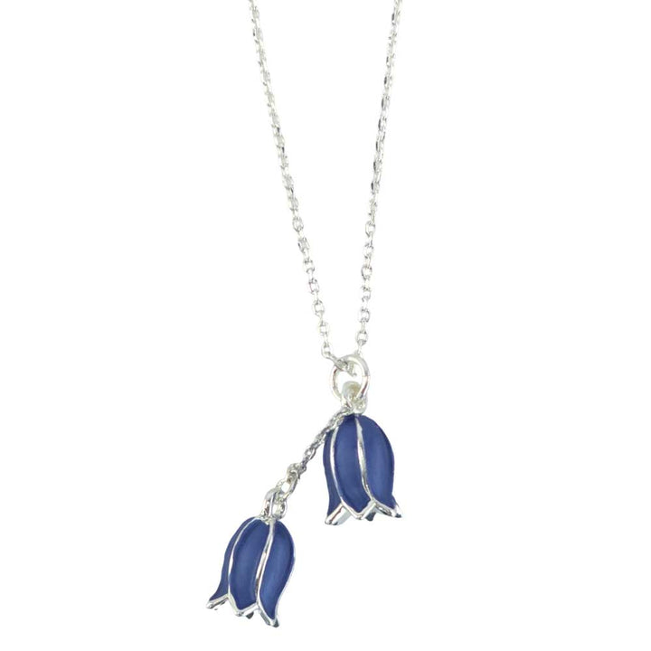 Dainty Bluebell Necklace | Pendant on Chain | Little Gift | Cracker Filler