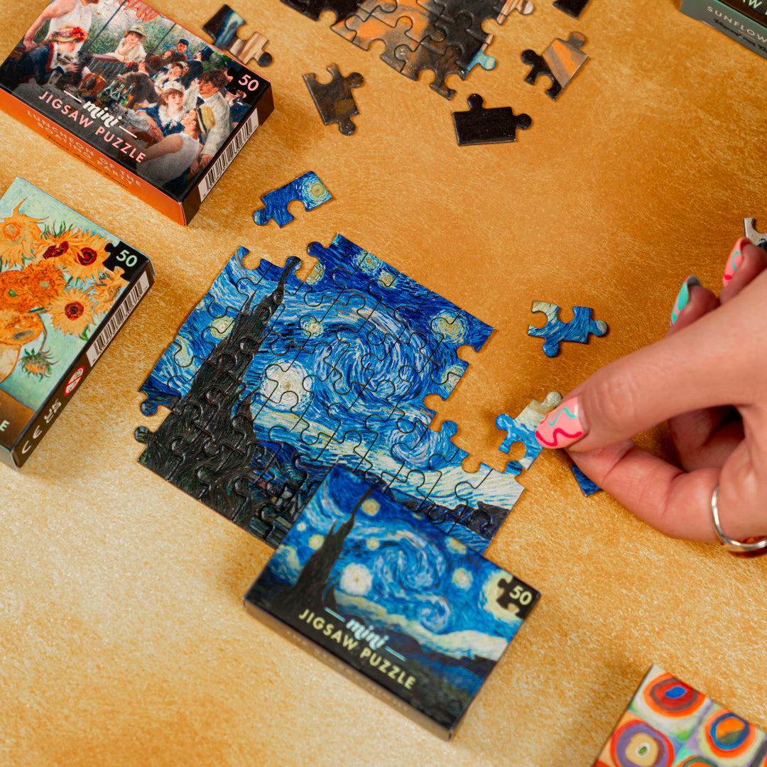 Masterpiece Mini Jigsaw Puzzle | 50 Tiny Pieces | Little Gift | Cracker Filler