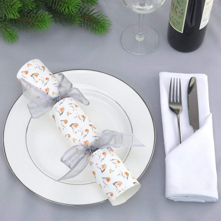 Watercolour Robin | Christmas Cracker Making Craft Kit | Make &amp; Fill Your Own