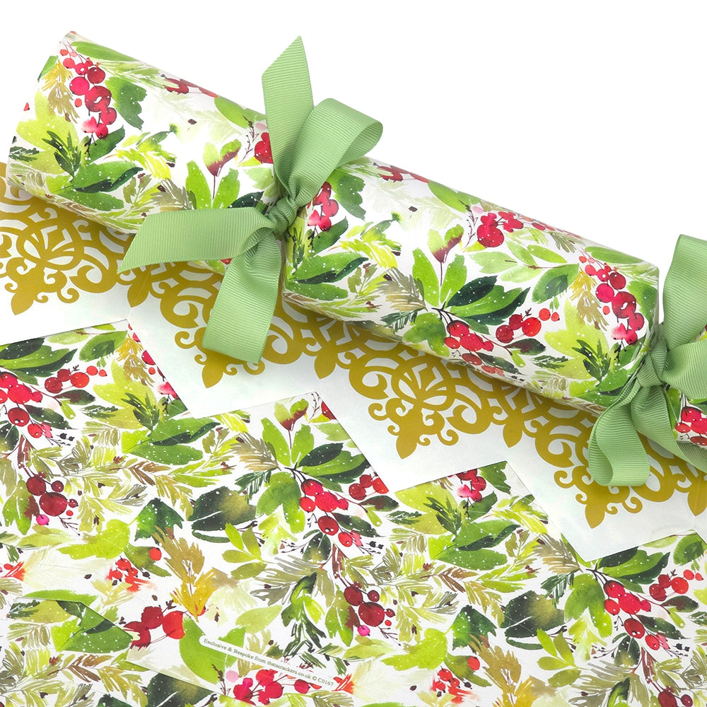 Watercolour Berries | Christmas Cracker Making Craft Kit | Make &amp; Fill Your Own